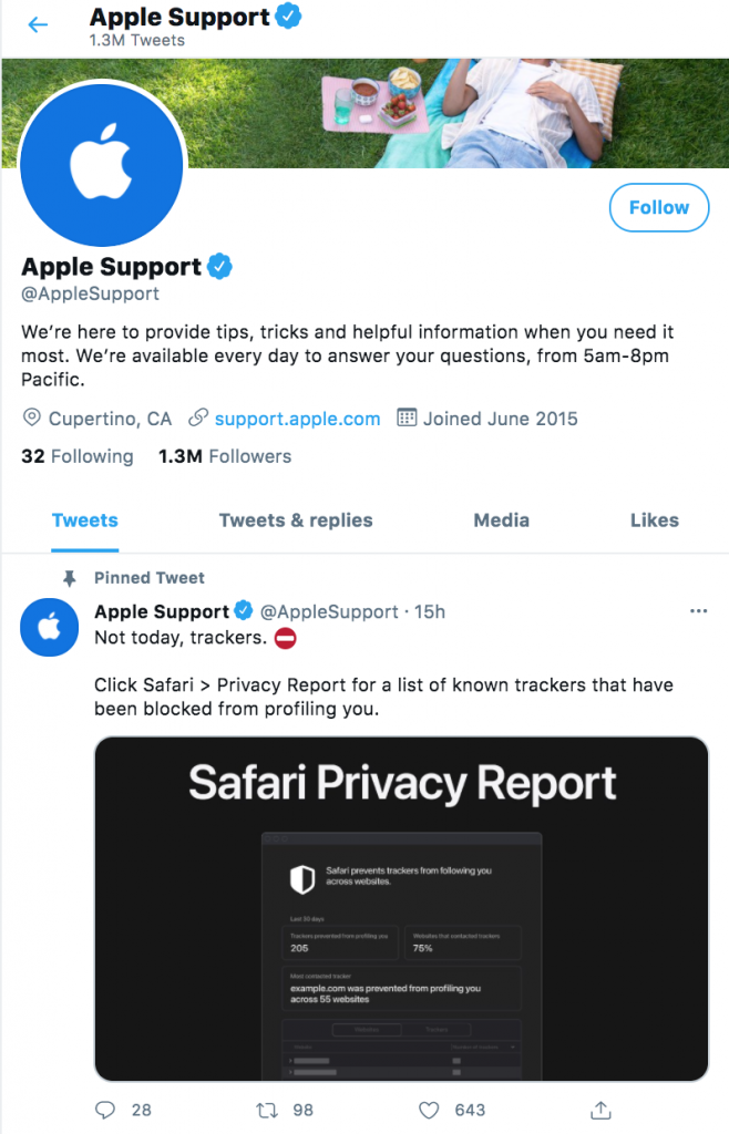 Apple Support on Twitter