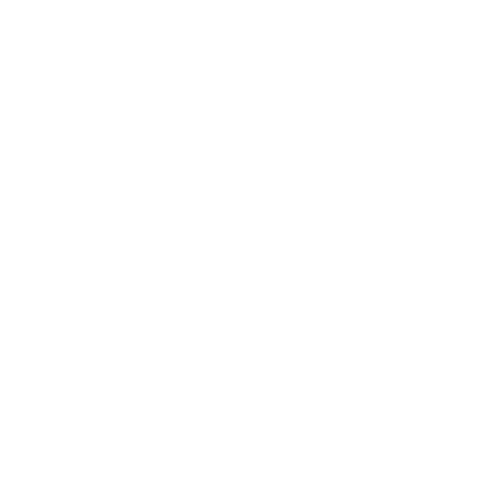 white icon of hand cupping positive signs and a clock